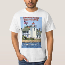 Faro de Nayatt Point, camiseta de Rhode Island