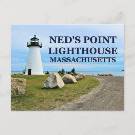 Faro de Ned's Point, postal de Massachusetts