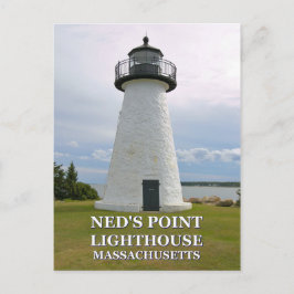 Faro de Ned's Point, postal de Massachusetts