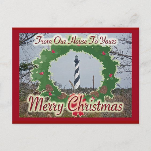 Faro De Nuestra Casa Feliz Navidad (Anverso)