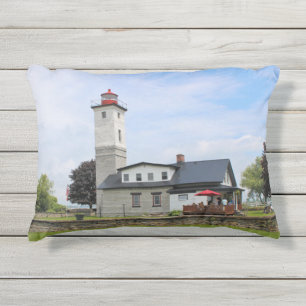 Faro de Ogdensburg Harbour Lighthouse, almohada de