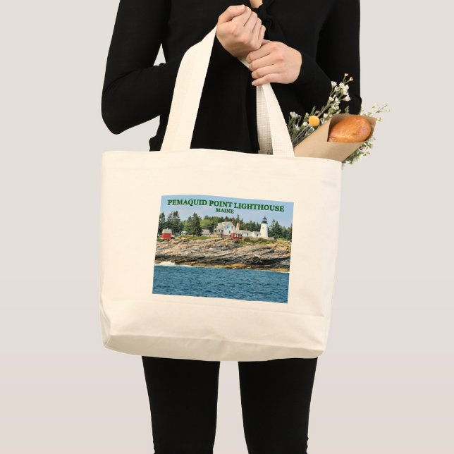 Faro De Pemaquid Point, Bolsa De Maine Tote (Anverso (producto))