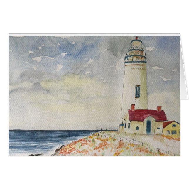 Faro de Pigeon Point en California (Anverso (Horizontal))