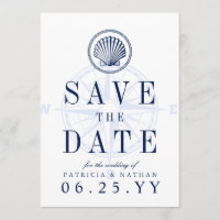Faro de playa | Guardar la invitación de fecha