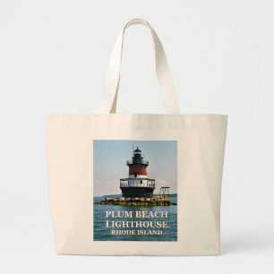 Faro de Plum Beach, Bolsa de Tote de Rhode Island