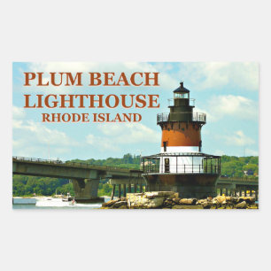 Faro de Plum Beach, Pegatinas de Rhode Island