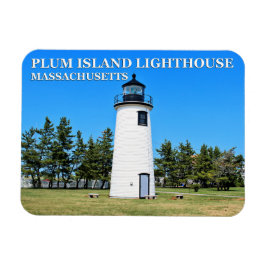 Faro de Plum Island, imán Flex de Massachusetts