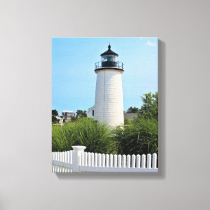 Faro de Plum Island, MAMÁES envueltas lienzo