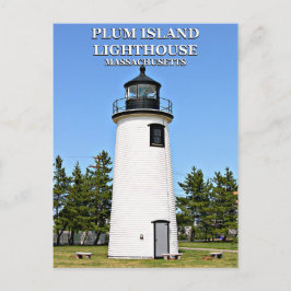 Faro de Plum Island, postal de Massachusetts