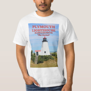 Faro de Plymouth, , camiseta de Massachusetts