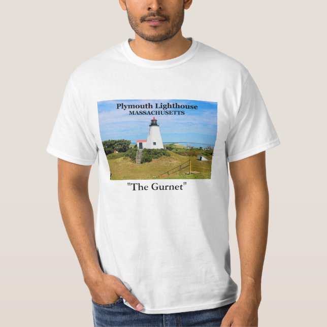 Faro de Plymouth, "El Gurnet", camiseta de MAMÁES (Anverso)