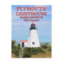 Faro de Plymouth, "El Gurnet", postal de MAMÁES