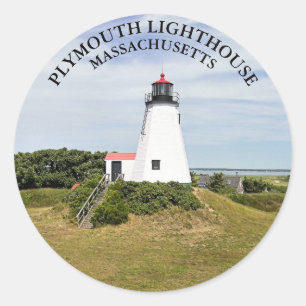 Faro de Plymouth, Pegatinas redondos de Massachuse