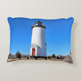 Faro de Poge del cabo, almohada del acento de