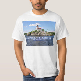 Faro de Pomham Rocks, camiseta de Rhode Island