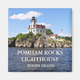Faro de Pomham Rocks, imán de Rhode Island