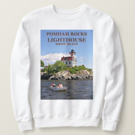 Faro de Pomham Rocks, sudadera de Rhode Island