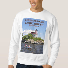 Faro de Pomham Rocks, sudadera de Rhode Island