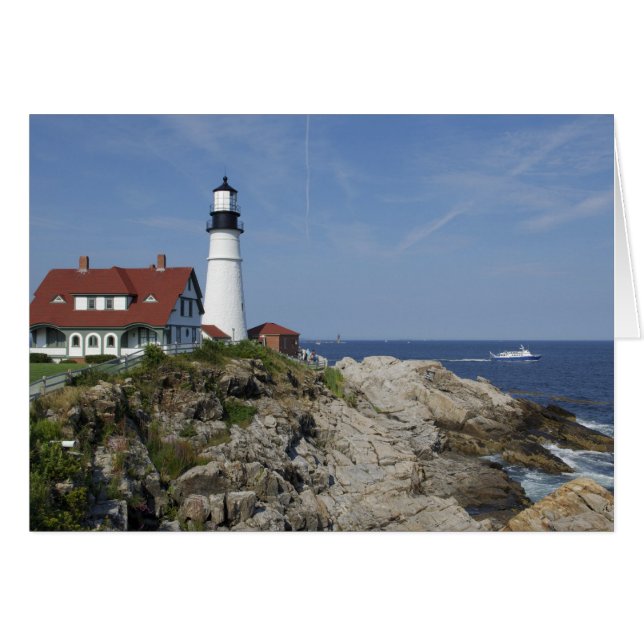Faro de Portland Head, Cape Elizabeth, Maine, (Anverso (Horizontal))