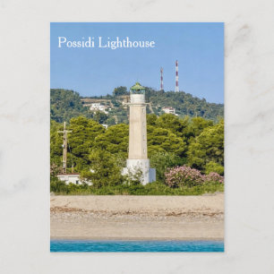 Faro de Possidi, Grecia, Tarjeta postal
