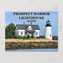 Faro de Prospect Harbor, Maine Tarjeta Postal