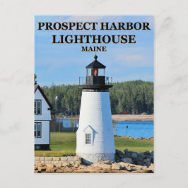 Faro de Prospect Harbor, postal de Maine