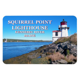 Faro de punta de ardilla, imán Maine Flexi