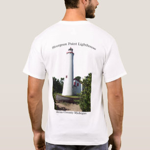 Faro de punto de esturión con camisa de dos lados