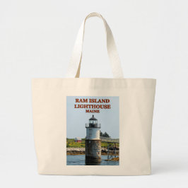 Faro de Ram Island, Bolsa de Tote Maine Jumbo
