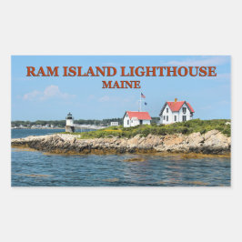 Faro de Ram Island, Pegatinas de Maine