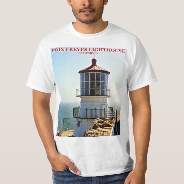 Faro de Reyes del punto, camiseta de California (Anverso)