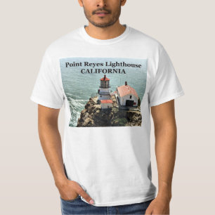 Faro de Reyes del punto, camiseta de California