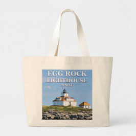 Faro de roca de huevo, bolsa de pan de Maine Tote