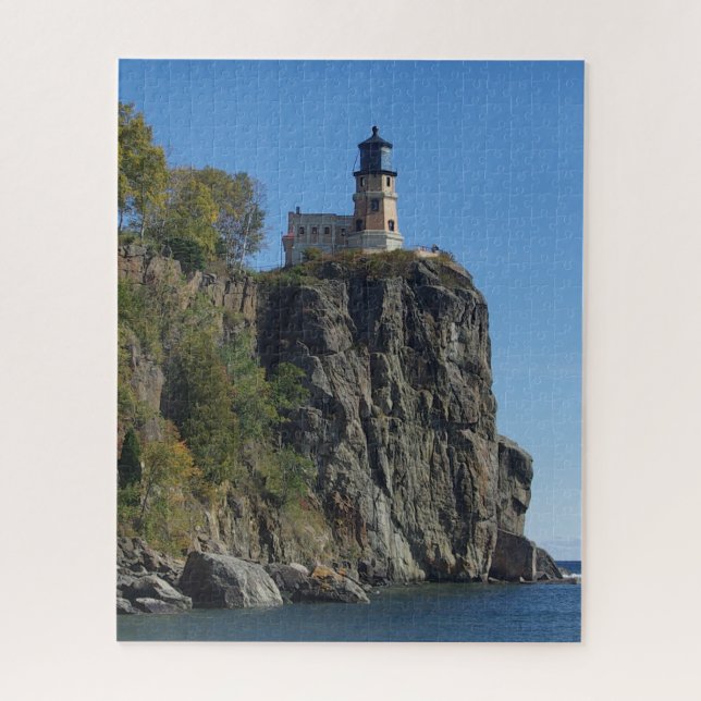 Faro de rock de la playa Puzzle de Jigsaw (Vertical)