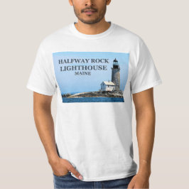 Faro de rock de mitad de camino, camiseta Maine