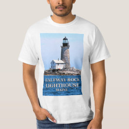 Faro de rock de mitad de camino, camiseta Maine