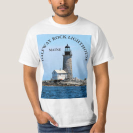 Faro de rock de mitad de camino, camiseta Maine
