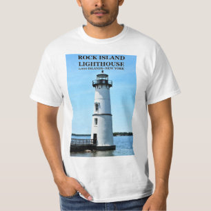 Faro de Rock Island, camiseta de Nueva York
