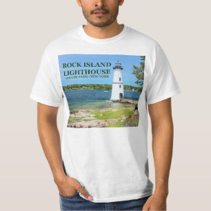 Faro de Rock Island, camiseta de Nueva York