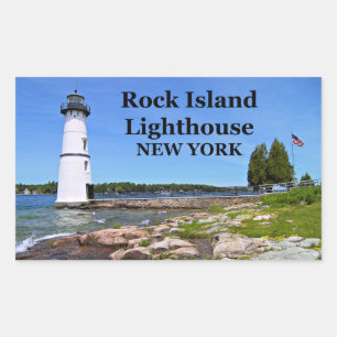 Faro de Rock Island, Pegatinas de Nueva York