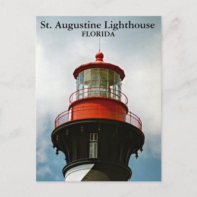 Faro de San Agustín, postal de Florida (Anverso)