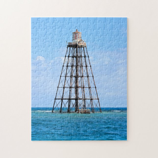 Faro de Sand Key, Florida rompecabezas (Vertical)