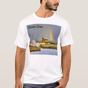 Faro de Santa Cruz/arco iris - camiseta