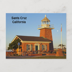 Faro de Santa Cruz en la tarjeta postal Sunrise