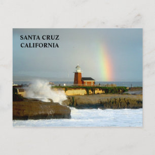 Faro de Santa Cruz/tarjeta postal arcoiris