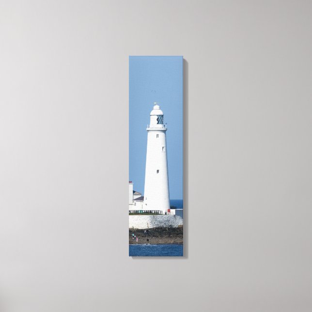 Faro de Santa María en el lienzo vertical costero (Anverso)