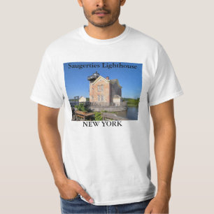 Faro de Saugerties, camiseta de Nueva York