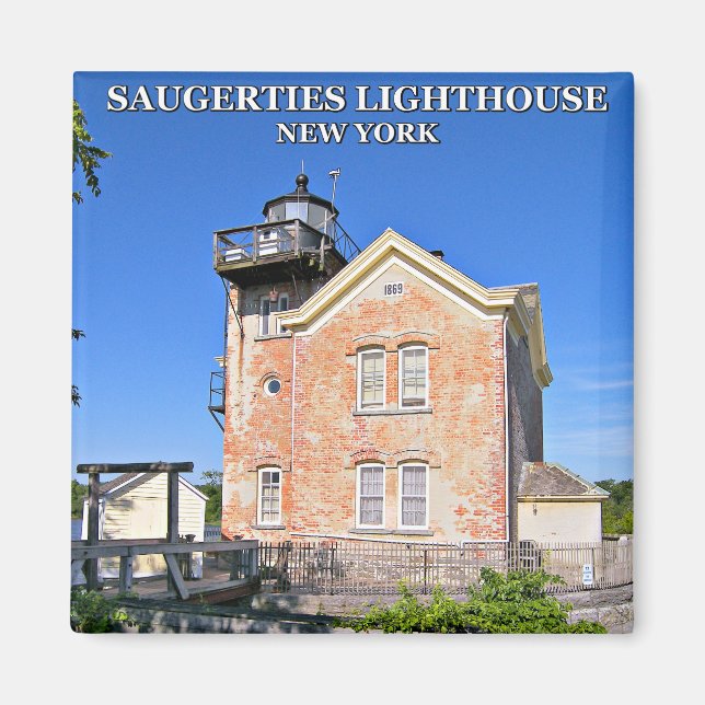 Faro de Saugerties, imán de Nueva York (Frente)
