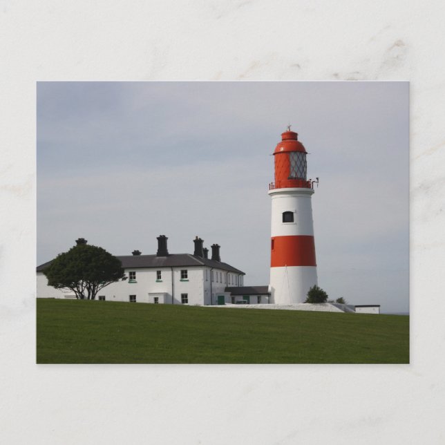 Faro de Souter, postal de Inglaterra (Anverso)
