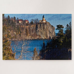 Faro de Split Rock Minnesota Rompecabezas